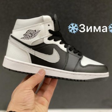 Зимние кроссовки NIke Air Jordan 1