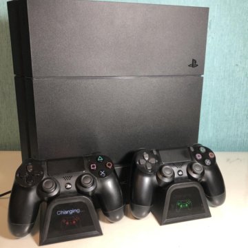 Подставка для ps4 охлаждение+зарядка геймпадов