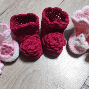 Пинетки вязаные