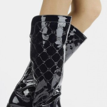 Сапоги 36 резина+кожа