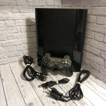 Sony PS3 super slim 500гб с играми