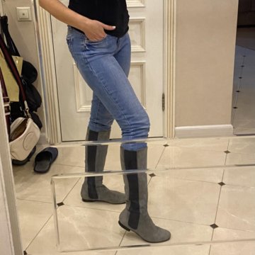 Patrizia Pepe сапоги, кожа