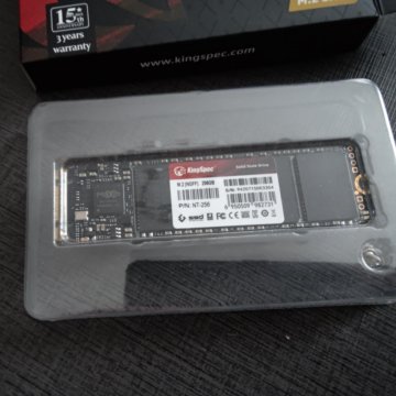 SSD накопитель KINGSPEC NT-256 256ГБ, M.2 2280