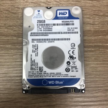Жесткий диск на 250 гб. для ноутбука HDD