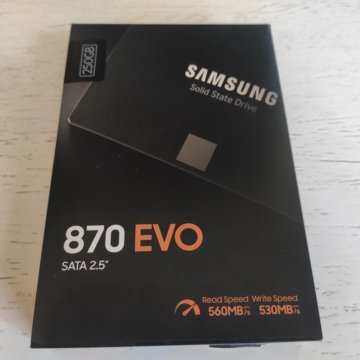 Твердотельный диск SSD Samsung EVO 870 250Gb