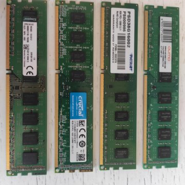 Оперативная память DDR3 8Gb 1333 / 1600 Mhz Разная