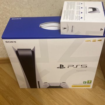 Playstation 5 с оптическим приводом +1 геймпад
