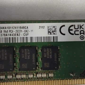 Новая Оперативка Samsung 8 гб DDR4