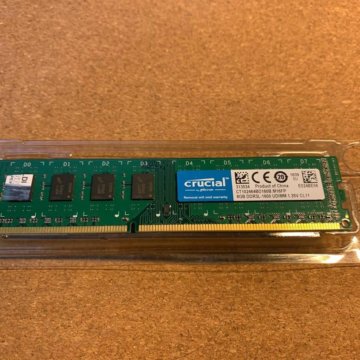 Оперативная память DIMM DDR3L Crucial 8 Gb