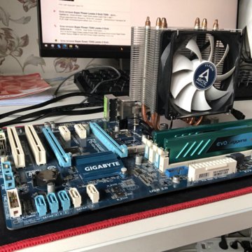 Мат. плата + процессор + опер. память