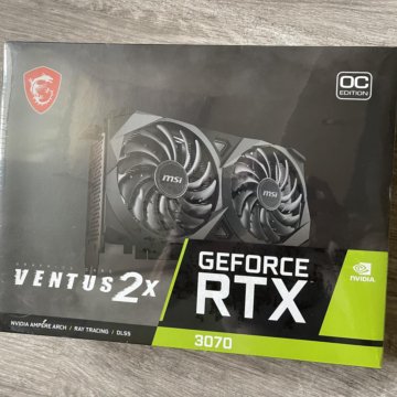Видеокарта RTX 3070 MSI Ventus 2x новая