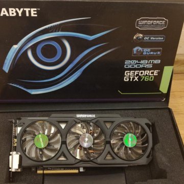 Видеокарта GIGABYTE WINDFORCE GTX760 2GB
