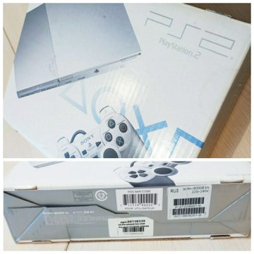 Sony PlayStation 2 Slim SCPH 90008 silver + игры