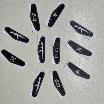 Наклейки на контроллер ps4