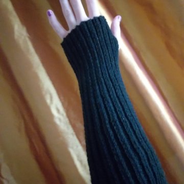 Вязанные митеньки