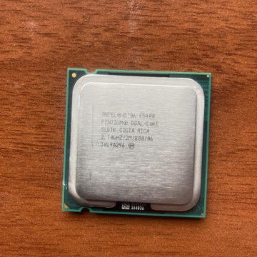 Процессор intel pentium dual core e5400 + кулер