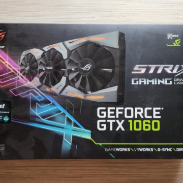 Видеокарта Asus GeForce GTX 1060 strix