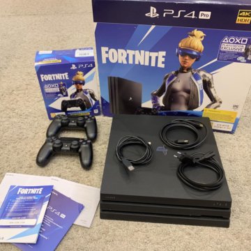 Sony PlayStation 4 Pro 1TB (CUH-7208В) + джойстик