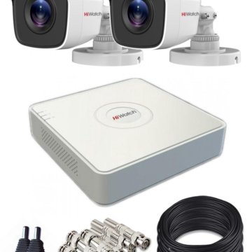 Комплект видеонаблюдения Hiwatch 1-16камер уличных