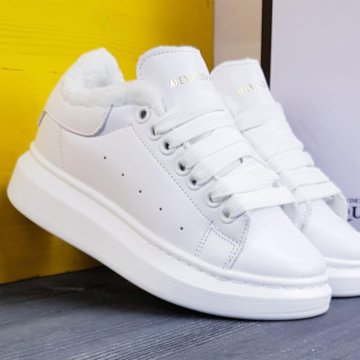 Зимние A. McQueen кеды новые женские ☃️