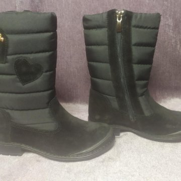 Детские зимние сапоги для девочки новые