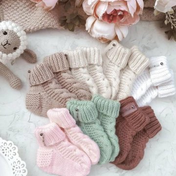 Носочки вязаные