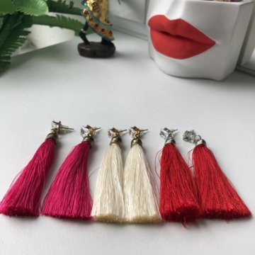 Серьги кисти