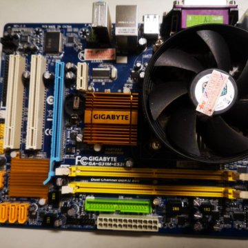 Материнская плата Gigabyte и проц Pentium