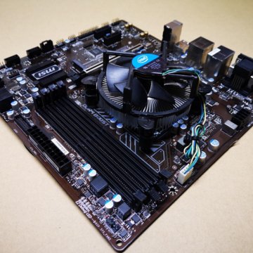 Мат. плата MSI B250M PRO и проц Intel core i5 6400