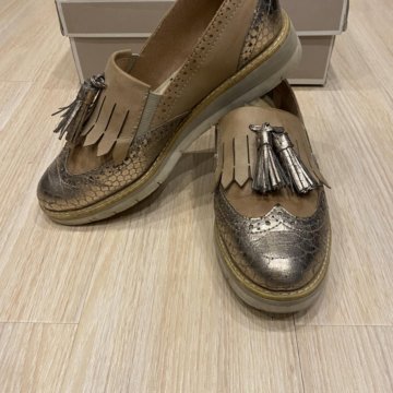 Кожаные лоферы