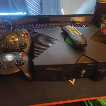 Xbox original чипованный 120gb hdd