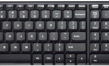 Комплект клавиатура + мышь Logitech MK 220, черный