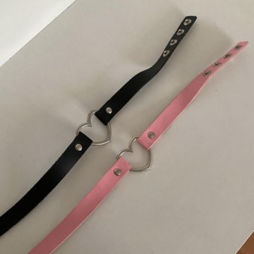 Чокер кожаный