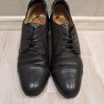 Полуботинки ботинки женские кожаные черные 38 разм
