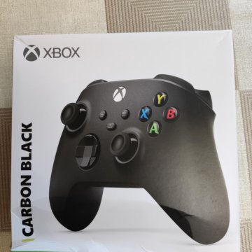 Xbox carbon black геймпад