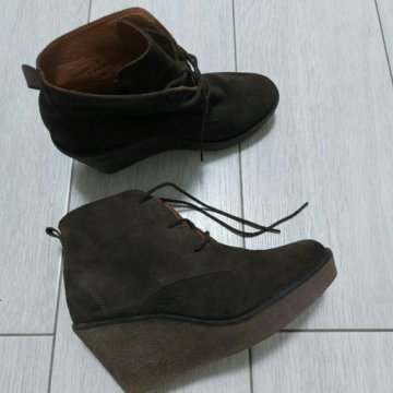 Ботинки замша кожа Marco Polo 39размер