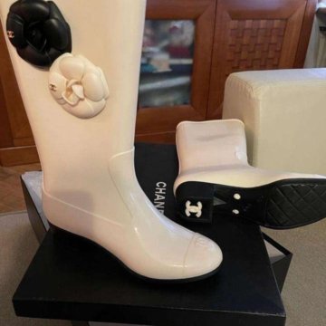 Сапоги Chanel резиновые, Оригинал