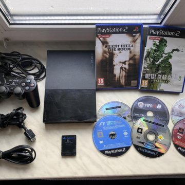 Sony PlayStation 2 Slim PS2 + Silent Hill 4