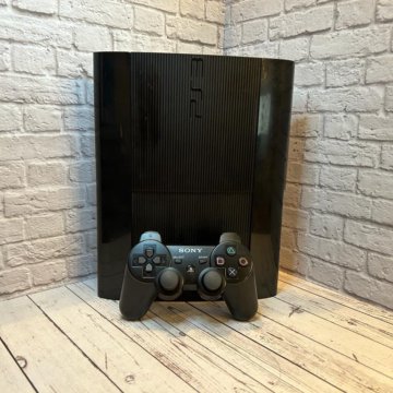 Sony PlayStation 3 super slim с играми 500гб