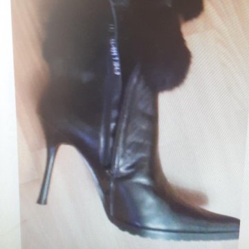 Сапоги новые Италия мех и кожа натуральные