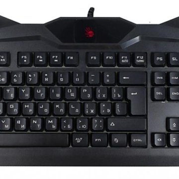 Клавиатура A4Tech Bloody B210 черный USB for gamer