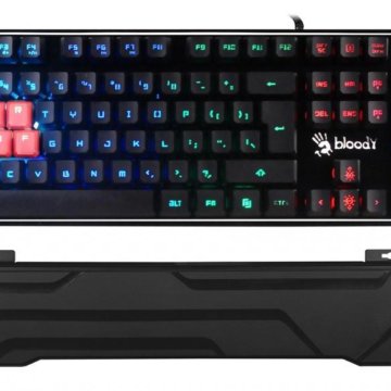 Клавиатура A4Tech Bloody B3370R черный USB Multime