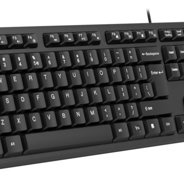 Клавиатура A4Tech KK-3 черный USB.