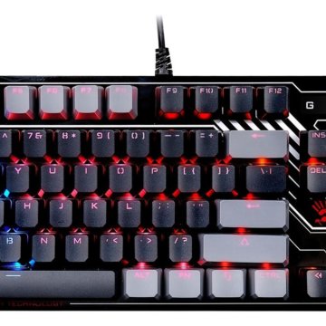 Клавиатура A4Tech Bloody B808N механическая черный