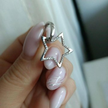 Серьги серебро с фианитами