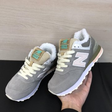 Кроссовки New Balance 574 зимние женские