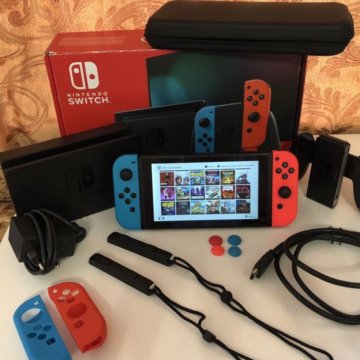 Nintendo Switch + ИГРЫ + ПОЛНЫЙ КОМПЛЕКТ