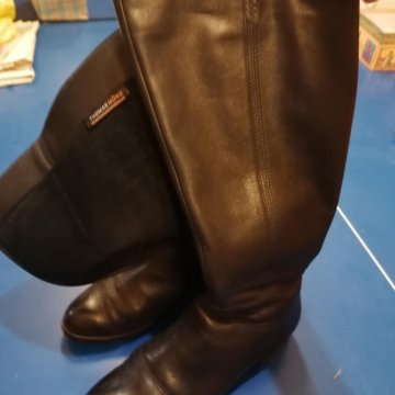 Сапоги женские демисезоннае 39,натур.