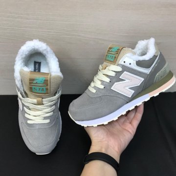 Кроссовки New Balance 574 зимние женские