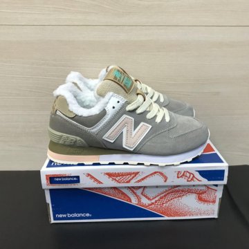 Кроссовки New Balance 574 зимние женские